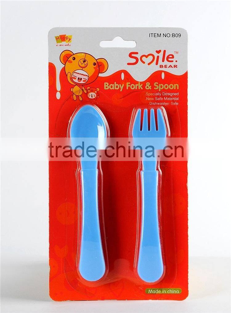 wholesale free sample baby spoon 2015 hot selling baby spoon and fork customized color stainless steel baby spoon