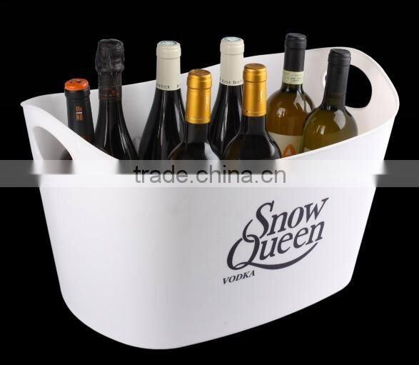 20L cheap and large plastic champagne ice bucket for jack daniels