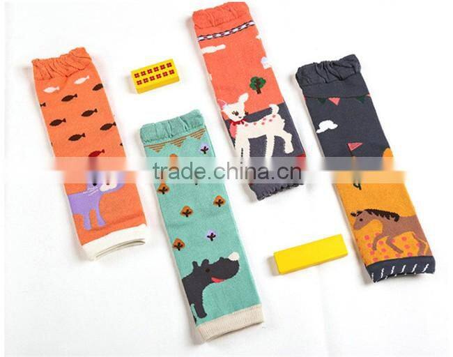 100% cotton hot sale teen girl tube knee high socks, sock supplier,cartoon animal style