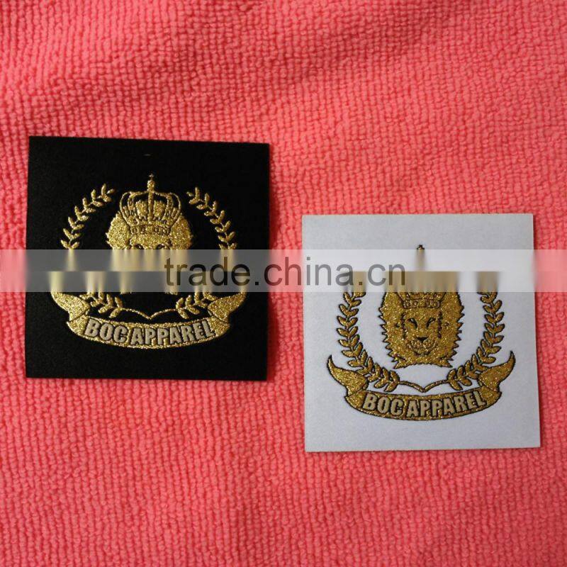 laser cut outline shape iron on woven patch,woven badge for uniform