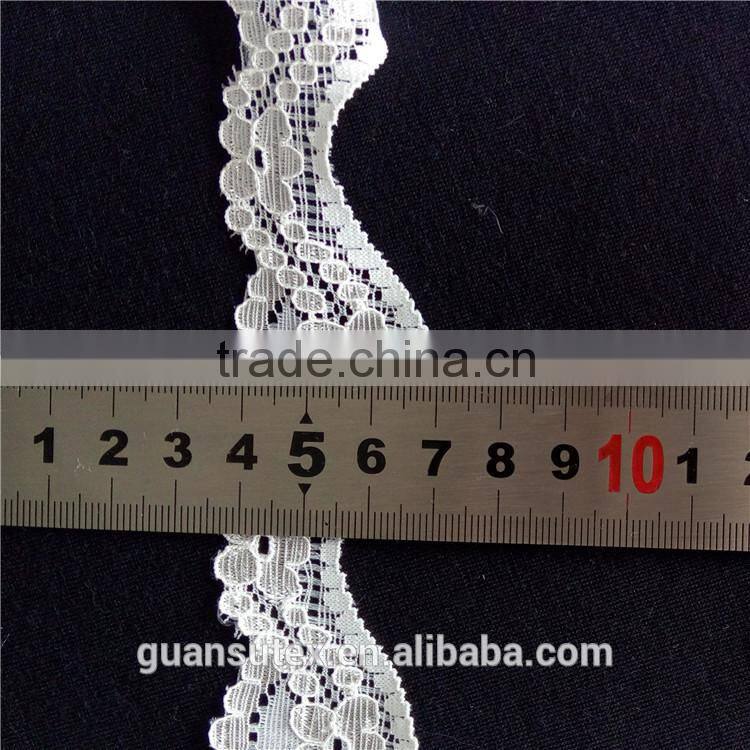 white crochet lace trim nylon lace trim for apparel
