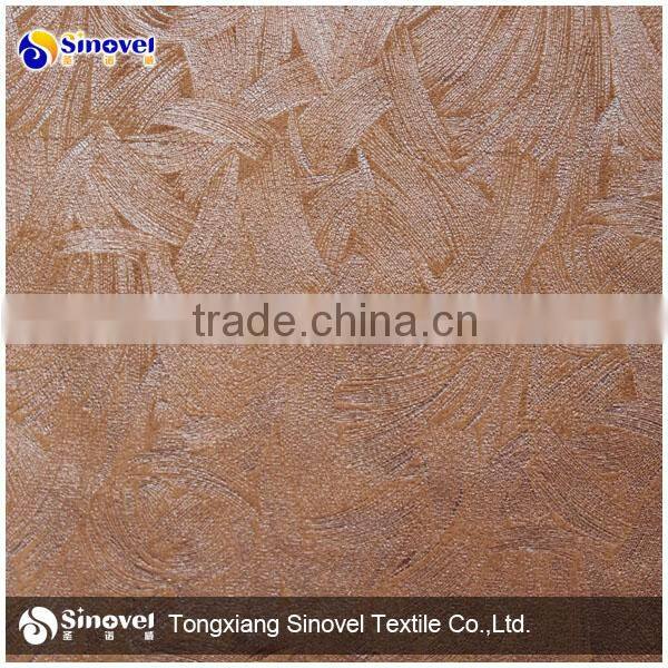 100% Polyester Foiled Suede for sofa/microfiber suede