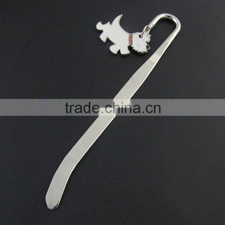 Custom Metal Bookmark-Polished Silver Tone Finish