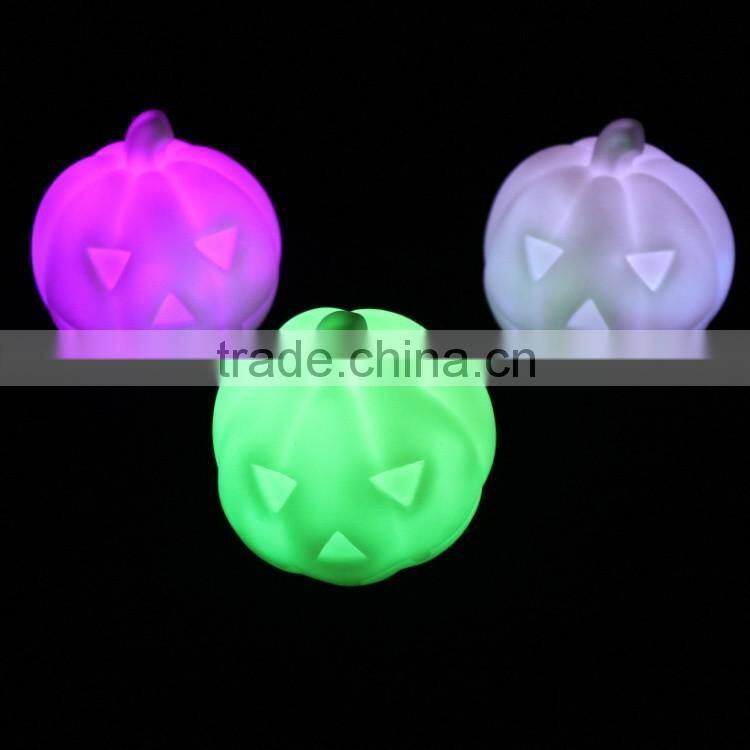 Halloween Night Light Colors Changing LED Pumpkin Light Holiday Light Lamp Novelty