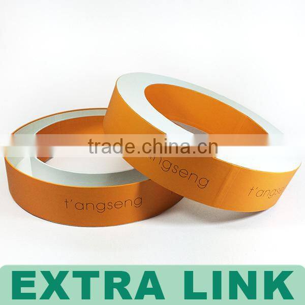 High end color printing Round macaron Box