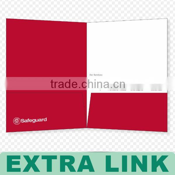 High Quality Fashion a4 a5 Leather Folder Pu Folder Black Brochure Production And Print