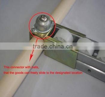 JY-2044CN|Corner metal rail joint|Ball-attached track joint|Stamping sliding track metal connector