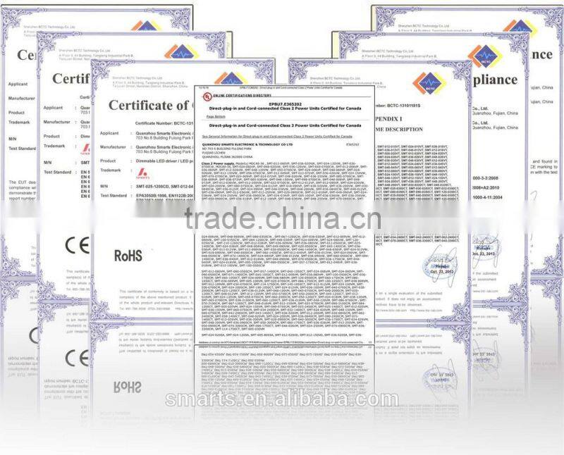 led driver UL ETL FCC listed ac dc Triac dimmable driver 36W 12V