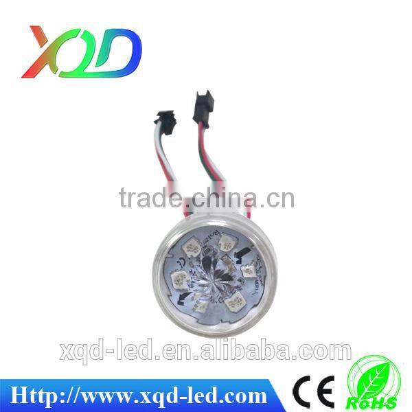 48mm led point lights source led visual pixel poi 6leds smd5050 rgb