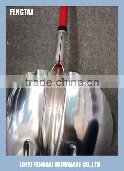 Light Weight Fiberglass Handle Aluminium Snow Shovel