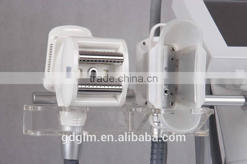 four touch screen can use at the same time double cryolipolysis +v9 roller massage +v10 beauty equpment
