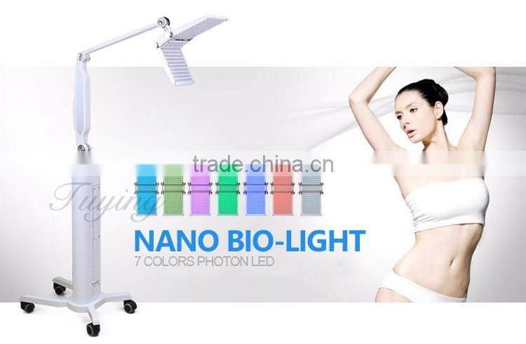 7 lights led pdt led infrared light facial machine PDT beauty salon machine