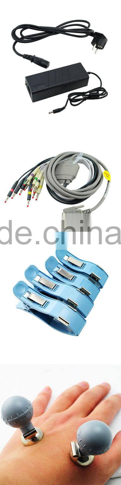 Professional Manual/Auto/Arrhythmia analysis modes 12 lead One channel digital portable ECG machine with high resolution