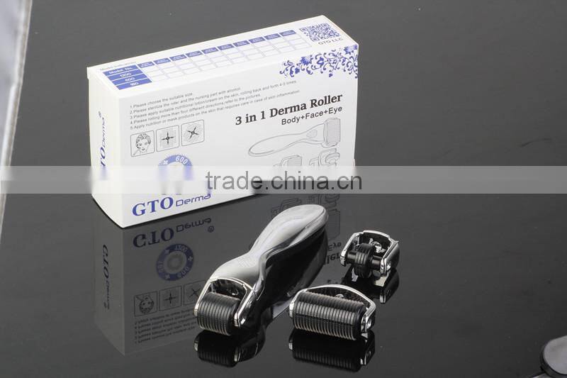 GTO brand 3 in 1 derma roller for skin care