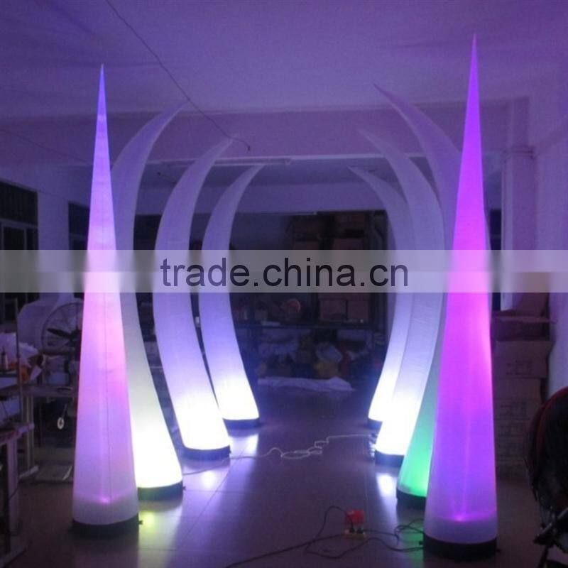 Super quality inflatable led light pillar For EVENT