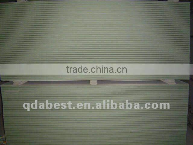 Waterproof paper faced gypsum board