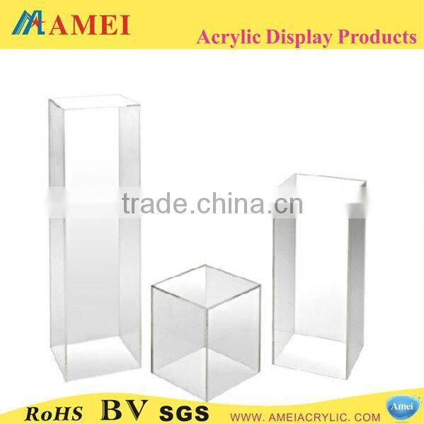 transparent acrylic candle holder