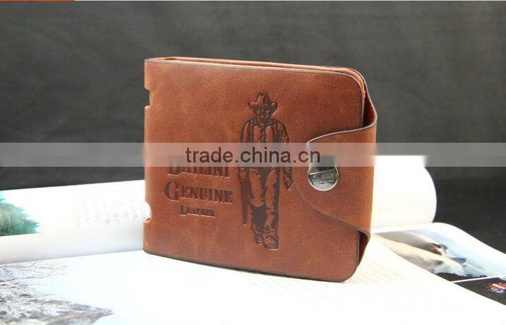 New Arrival High Quality Cheap Male Purse PU Leather Mens Replica Short Designer Wallet Wholesale