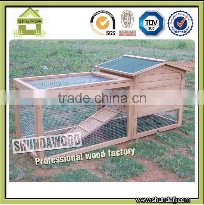 SDR015 Outdoor Wooden rabbit house rabbit hutch manufacturers