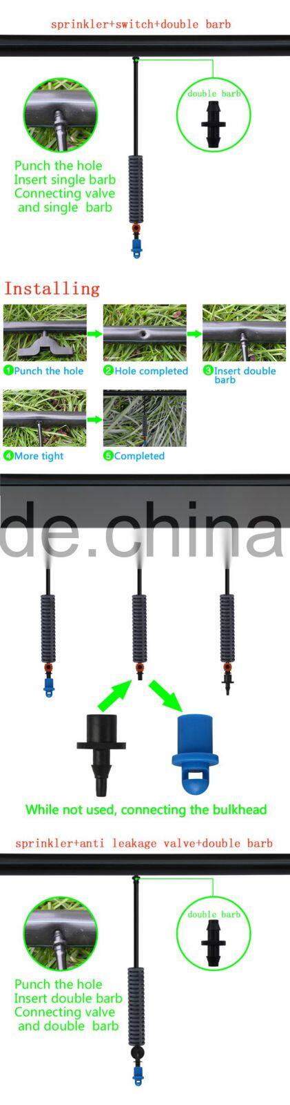 little refrac tion sprayer,irrigation mister,hot sale agriculture sprinkler