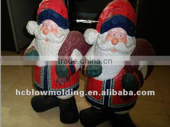 Customize Blow Molding plastic Christmas cute plastic christmas man snow man for sale