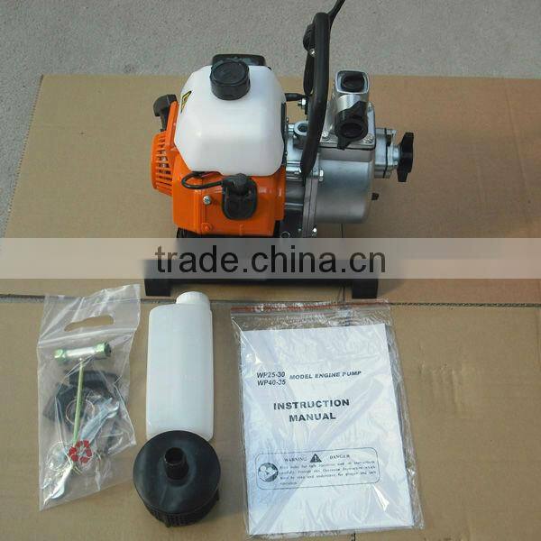 2013 new products 1 inch gas powered water pump