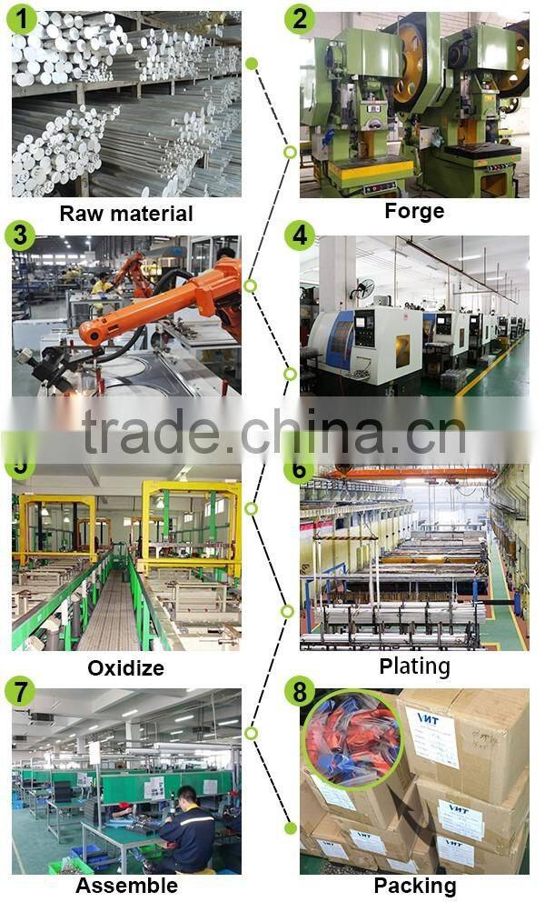 6AN Tee fitting with Female swivel on the run Blue or Black or Silver