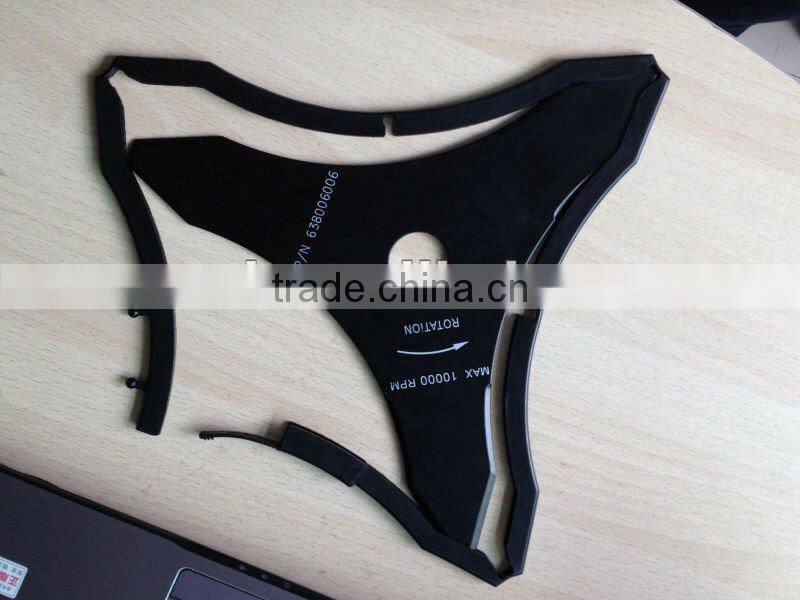 cutting blade 2 teeth with diameter 25.4mm -Metal bladebrush cutter blade