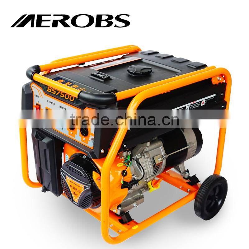 BSGE7500 Transfomers modle Portable 6KW Single Phase Gasoline Generator with OEM sevices