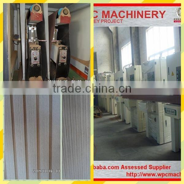 sanding machinery sander equipment for plastic wood pergola