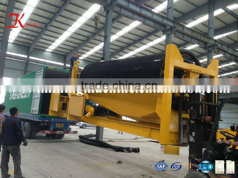 Alluvial Gold Trommel Drum Screen Separator