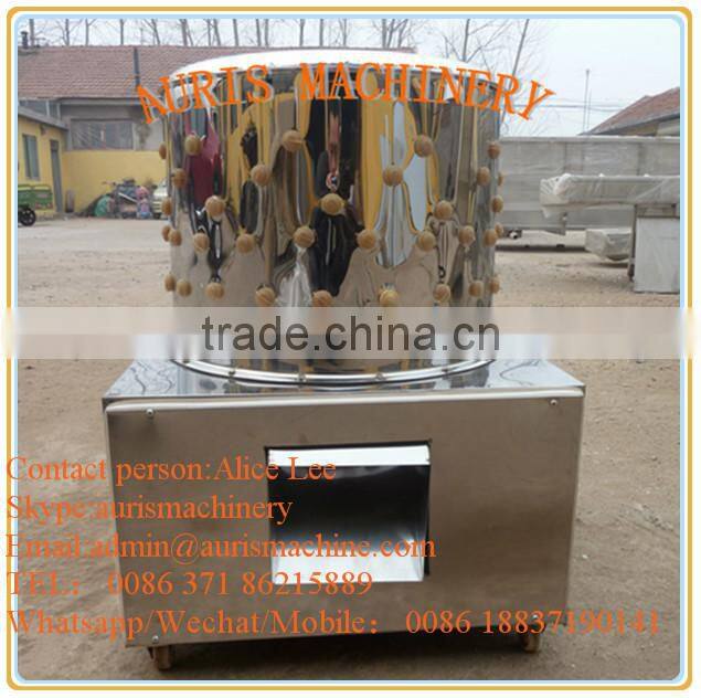Popular sold stainless steel chicken feather plucker machine, poultry plucking machine