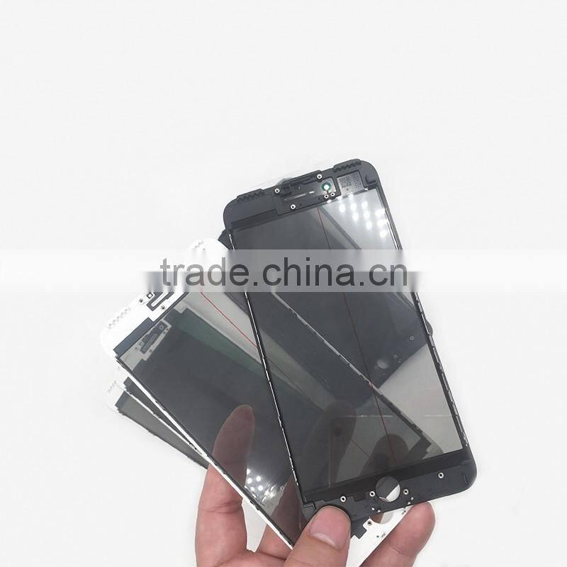 Cold Press Outer Glass with Middle Frame Bezel+OCA+Polarizer For iPhone 6s Assembled