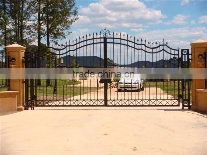 Bisini Luxury Main Gate Design, Royal House Iron Main Gate Design, Iron Main Gater