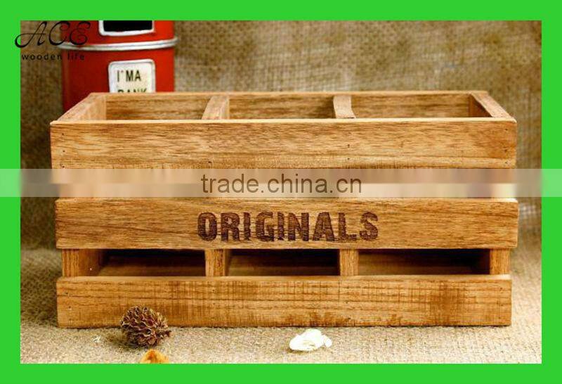 Vintage wooden box Rustic wooden box