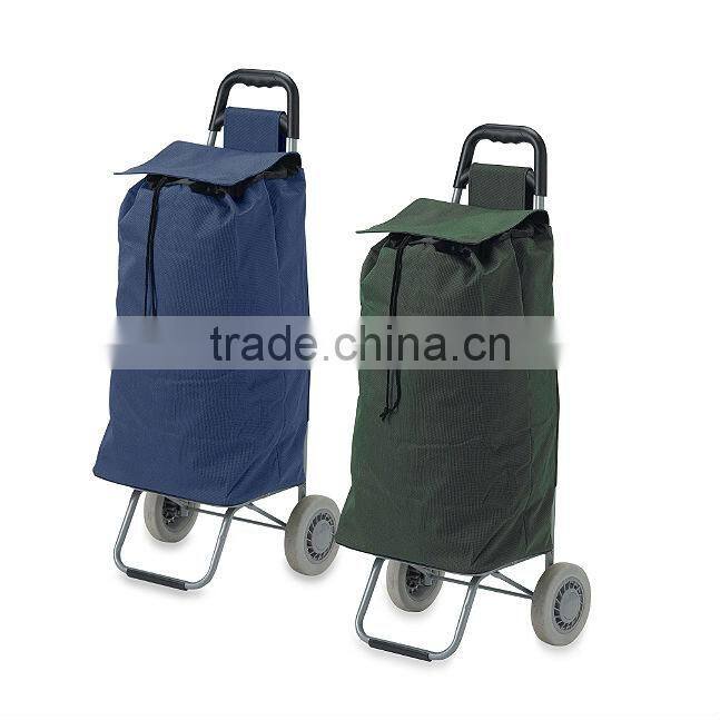Medical Lifestyle Essentials Rolling Shopping Cart With Canvas Bag