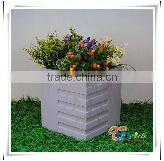 Fiberglass Rib Indoor flower pot
