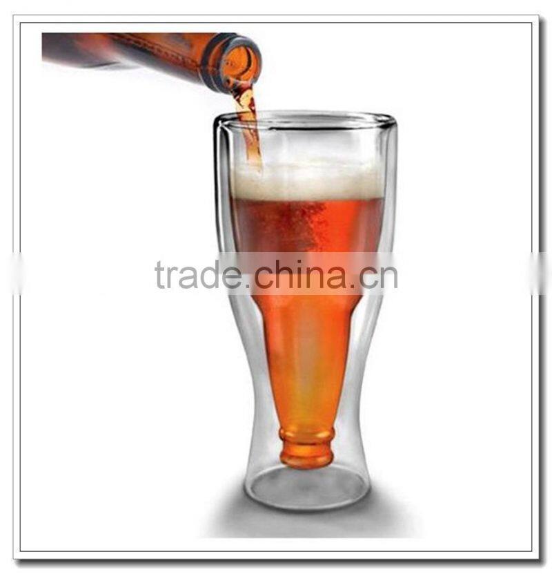 Drinking jars double wall glass cup glass tea mug