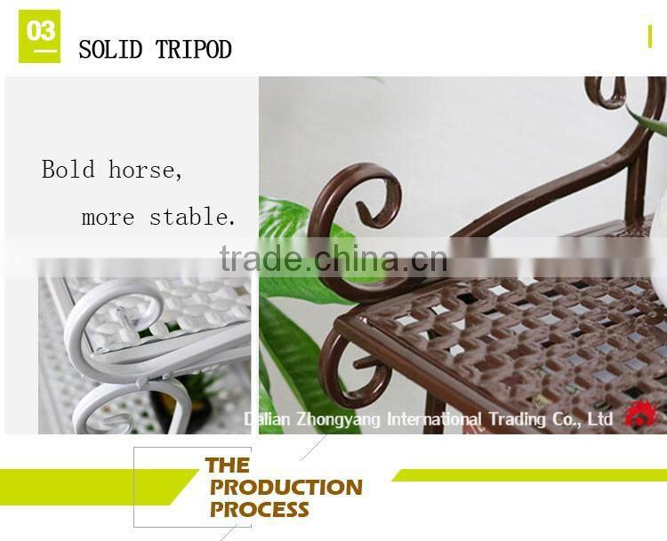 metal folding garden decorations iron flower plant pot stand