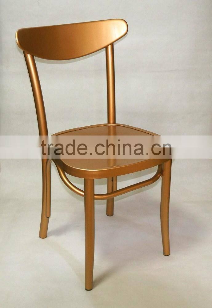 golden aluminum wedding chair LQ-FC200