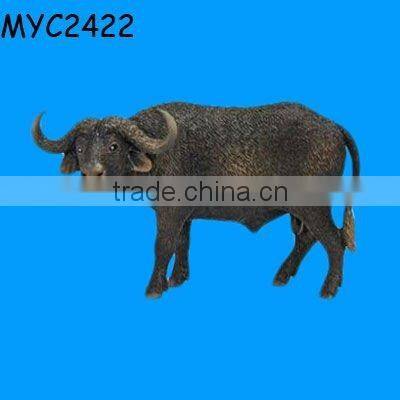 Handmade buffalo wildlife animal figure