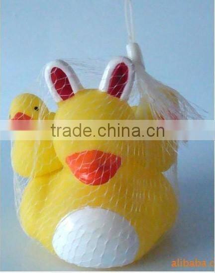 Christmas BPA free PVC kids bath swimming Santa duck