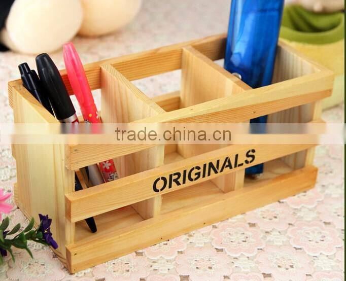 New design handmade great process wooden pencil case