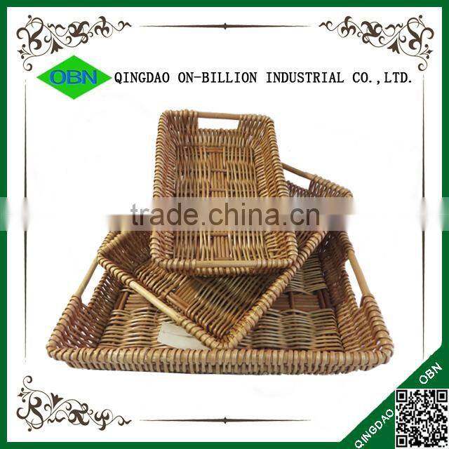 Hot sale handmade wicker bread basket
