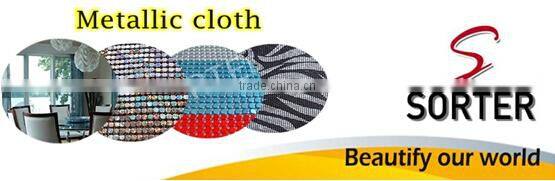 Semi-translucent Waterproof Metal Sequin Fabric Panel Curtains