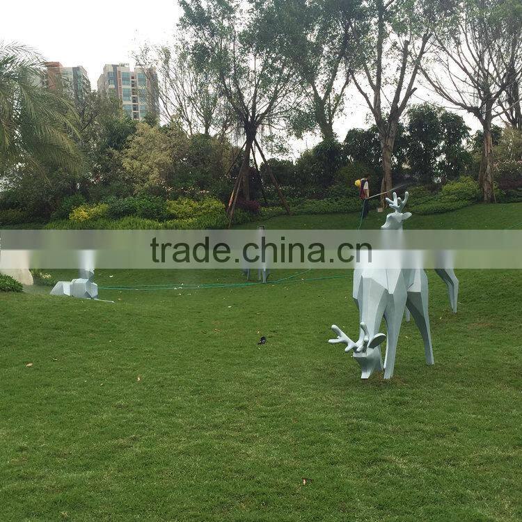FRP reindeer landscape sculpture