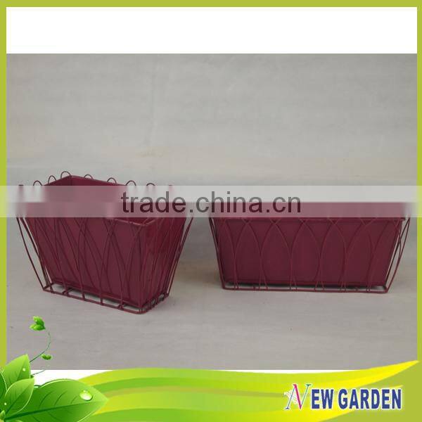 Wholesale Modern style multicolored garden hand made clay pot