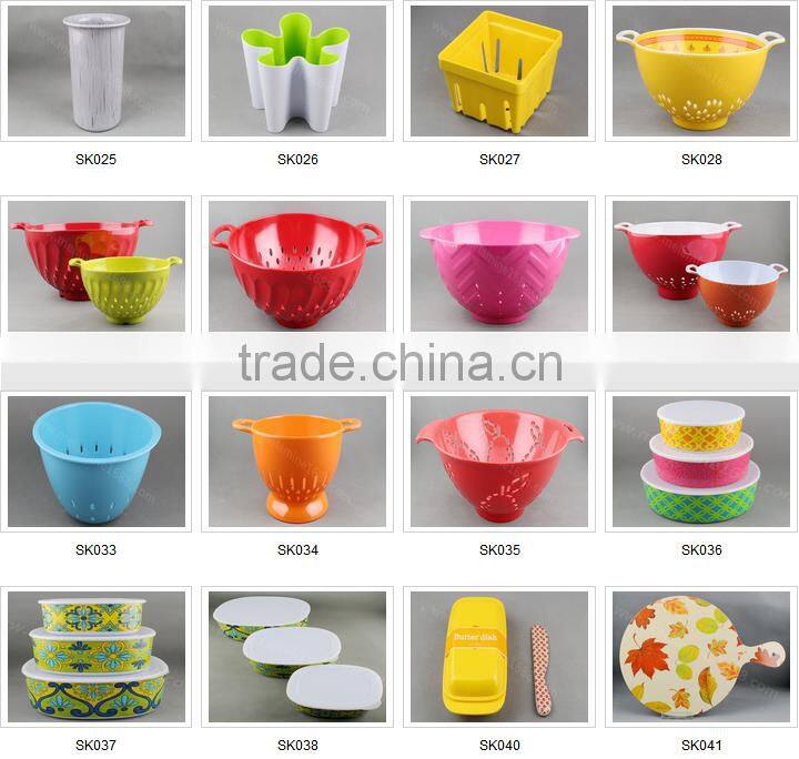 Melamine Blue Color Colander