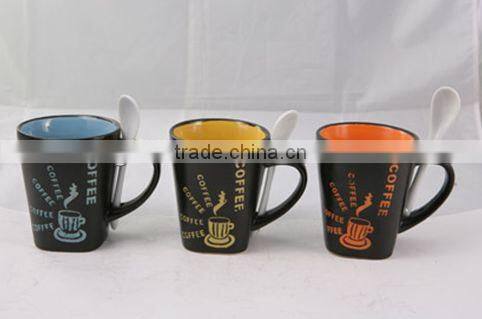 Fashion White Porcelain Coffee Mug