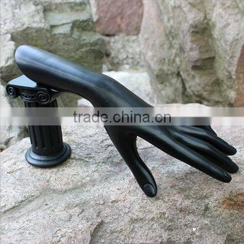 Black Velvet Ring Bracelet Watch Display Hand Model